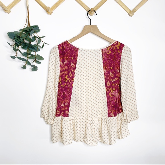 Free People printed peasant top - Picture 9 of 10